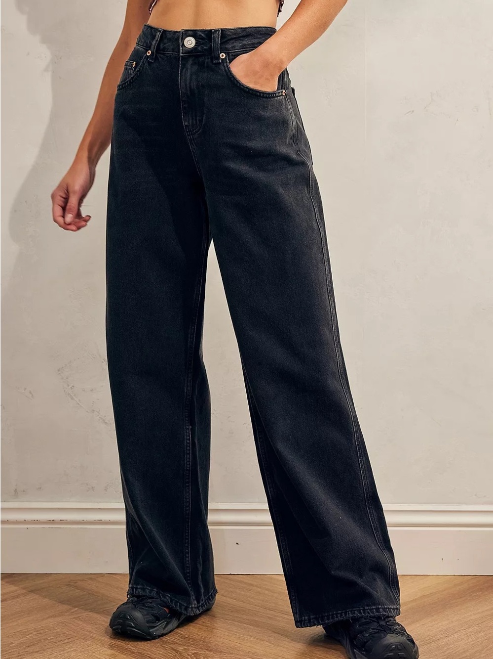 BDG Black Puddle Jeans